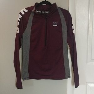 Victoria's Secret pink quarter zip